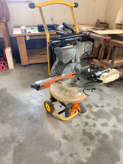 Ridgid dual angle compound mitre saw, View more