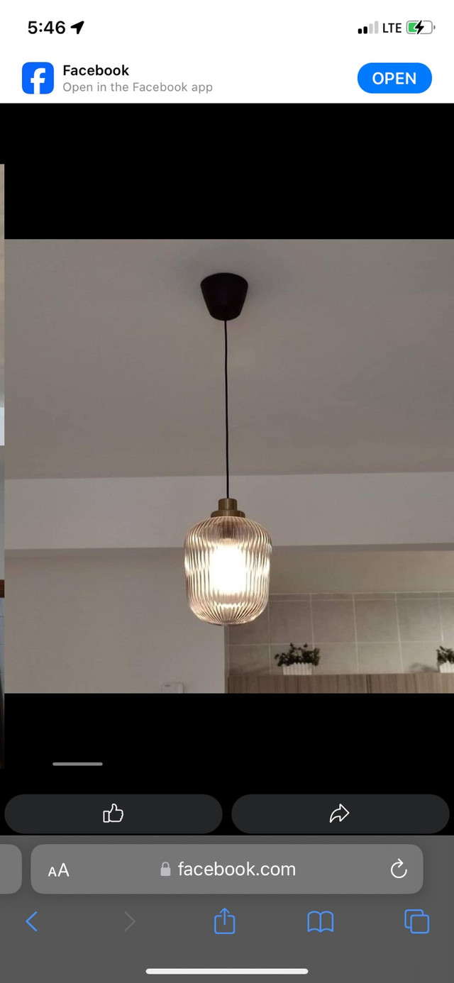 Ceiling Pendant Lamp light fixtures in Electrical in City of Halifax - Image 2