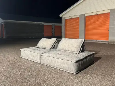 Grey Lounge Couch , View more