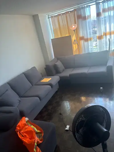 Basically new couch barely used selling because I am leaving for the Canadian army I’m asking 750 OB...