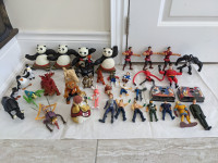 Animals, soldiers, heroes, superman, cameras... toys $0.50 each