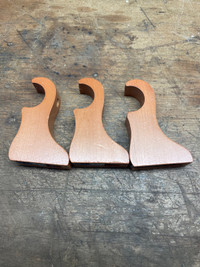 Excellent Wood Curtain Rod Brackets 3 pieces 