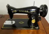 VINTAGE SINGER SEWING MACHINE - MACHINE À COUDRE  - 1948