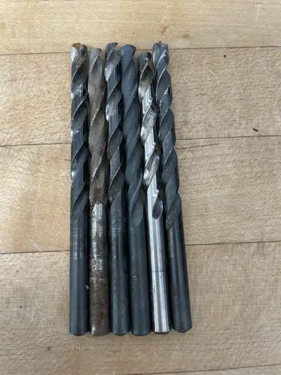 6 15/64 drill bits - the majority are used, View more