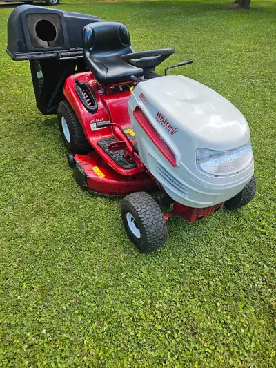 Mtd white riding lawnmower mower , View more
