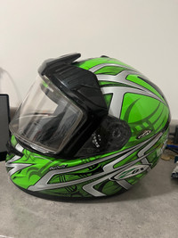 Green&Silver ZOX Helmet