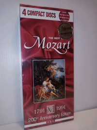 The Best Of Mozart 1791-1991 200TH Anniversary Audio  4 CD New