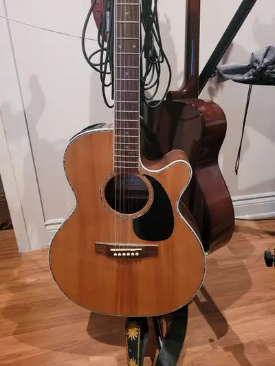 Takamine Acoustic / Electric EG460SC Solid Top Guitar, View more