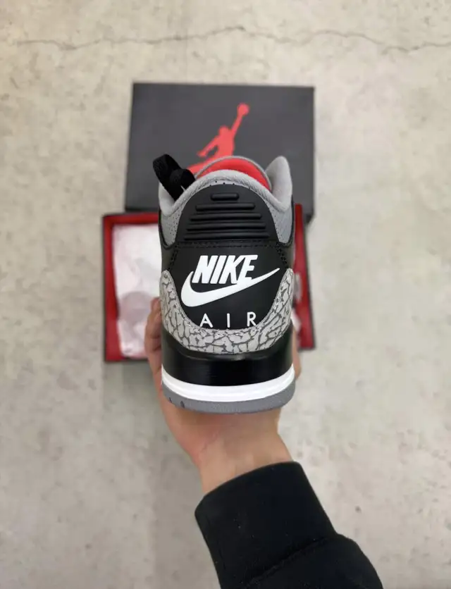 Jordan 3 Retro Black Cement  in Men's Shoes in City of Toronto - Image 5