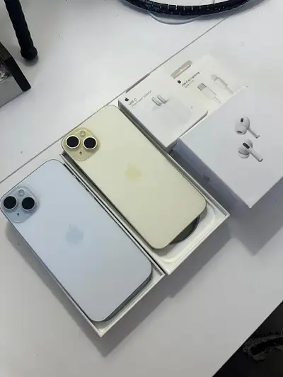 iPhone 15 Plus 128gb (2 pcs available) **Pods Pkg/Delivery**, View more
