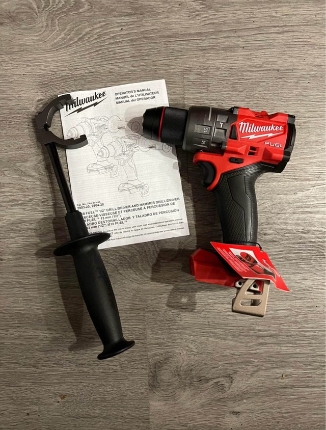 Milwaukee 2904-20 / M18 FUEL 1/2 hammer drill driver 2 speeds in Power Tools in City of Toronto