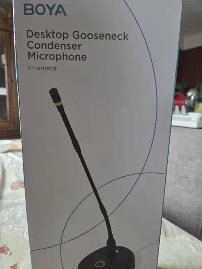 BOYA DESKTOP GOOSENECK CONDENSER MICROPHONE , View more