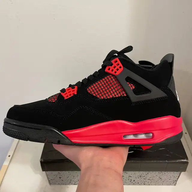 Brand New Air Jordan 4 Red Thunder – Size 9/9.5 US (with Box) in Men's Shoes in City of Toronto - Image 5