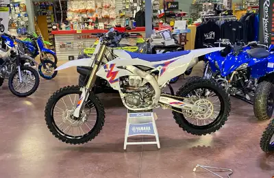 Yamaha YZ450F 50th Anniversary Edition in showroom condition with only 2 hours on it trail riding by...