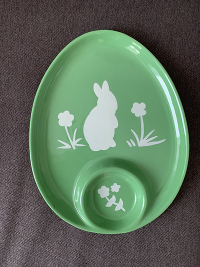 Easter Dip Plate Green, View more