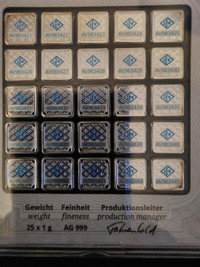 Geiger Edelmetalle Original 25 gram Bar for sale