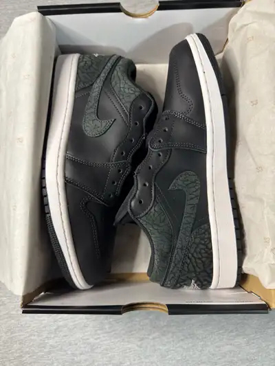 Nike Air Jordan 1 Low SE Black Elephant, View more