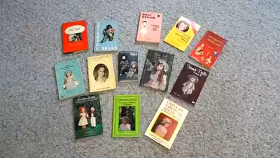 PRICE IS $5.00 EACH VTG condition, Book interiors like new ( with the exception of the French Dolls...