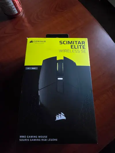 Corsair Scimitar Elite SE MMO 33000 DPI Bluetooth Gaming Mouse, View more