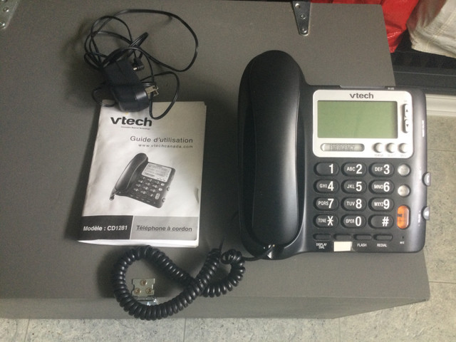 Téléphone à gros pitons V-Tec dans Téléphones résidentiels et répondeurs  à Saint-Hyacinthe