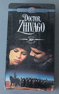 Doctor Zhivago Movie Box 2 VHS Video Cassettes (New)