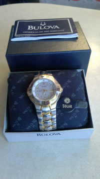 BULOVA SOLAR WATCH NEW