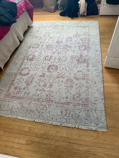 Beautiful Handmade IKEA Carpet (wool and silk) 90 inch X 60 inch, View more