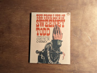 The True Life of Sweeney Todd Vintage Softcover Book