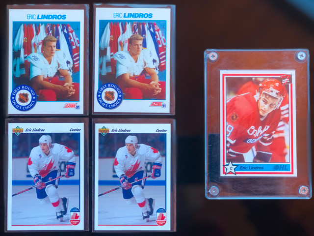 Eric Lindros Hockey Cards in Arts & Collectibles in Kamloops