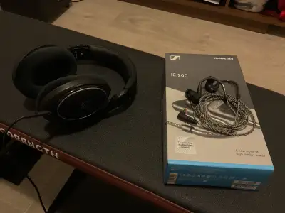Sennheiser HD 598 SR and Sennheiser IE 200, View more