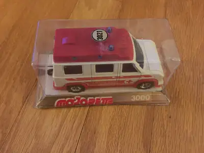 Majorette Diecast Toy Ambulance 3021. Series 3000. New in original box. Antique car toyin tin Majore...