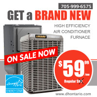 FURNACE - AIR CONDITIONER - RENT to OWN / $0 Down / FREE INSTAL