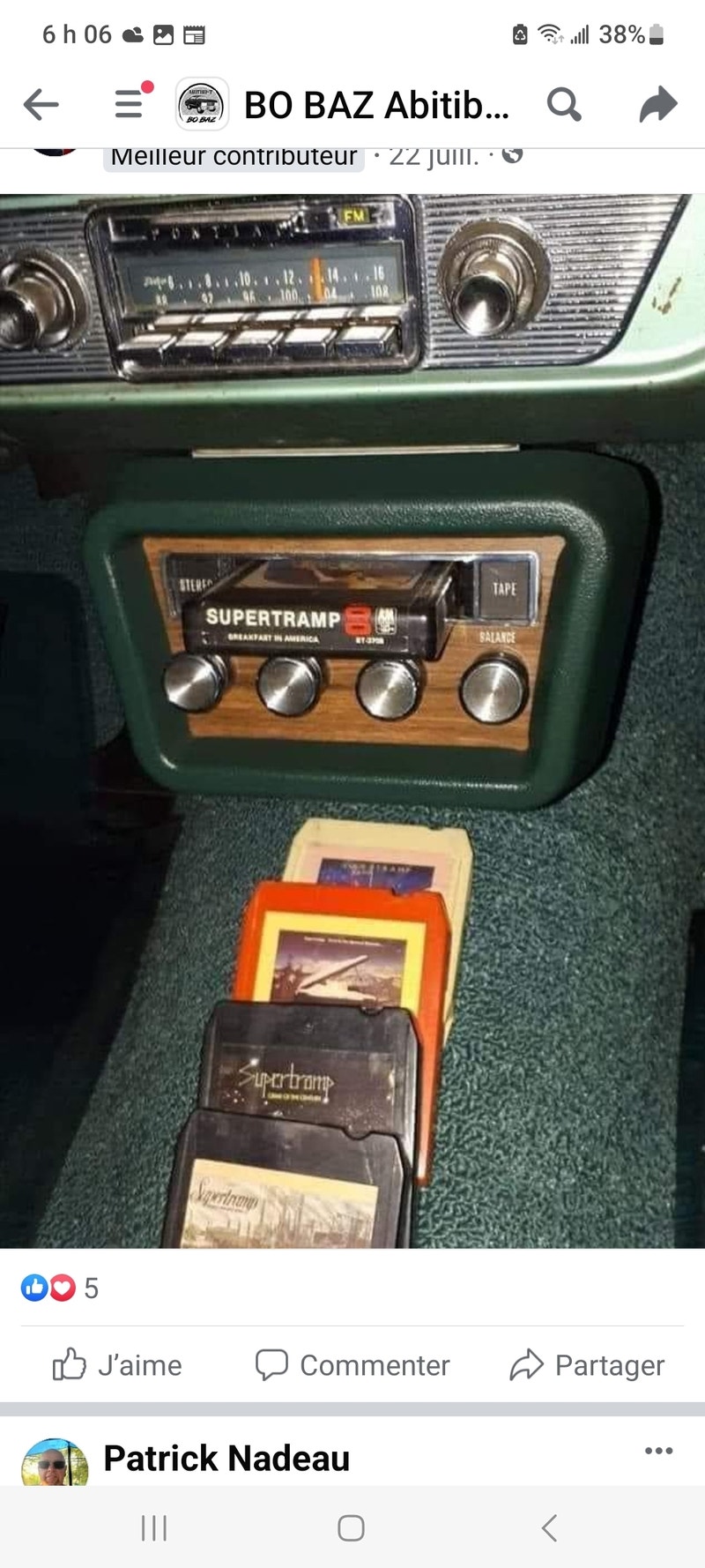 Lecteur 8 pistes Voitures d'époque RouynNoranda Kijiji