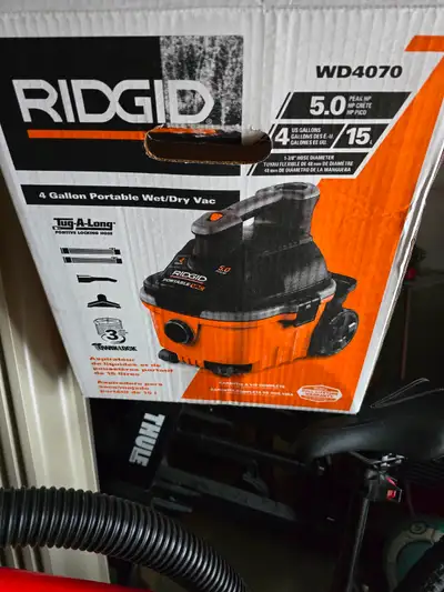 Ridgid WD4070 Portable Wet/Dry Vac, View more