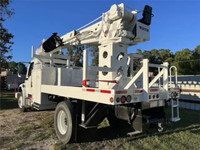 2014 Terex 4047 Freightliner Flatbed Digger Derrick Truck