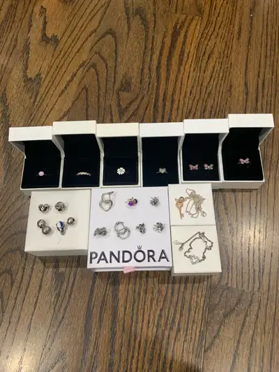 $20+! Pandora items for sale! Earrings, charms, rings and more!, View more
