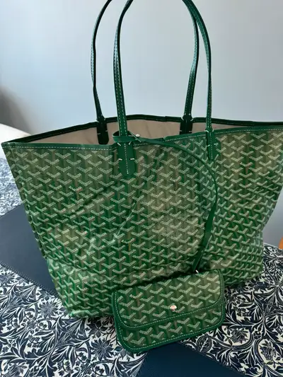 Goyard Saint Louis Tote Bag Green