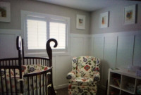 Round Baby Crib and Rocking Chair