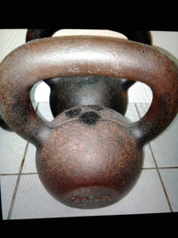 80 pounds iron kettlebell for $90 or trade 