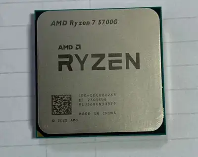Ryzen 7 5700g + Fan + Heatsink, View more