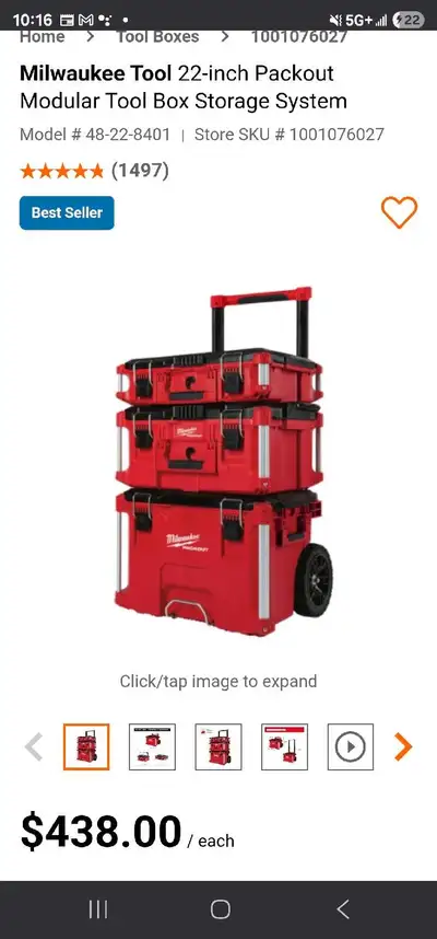 Bought it , never used it. Went from the store to the garage. Basically new . Nevee used. You safe t...