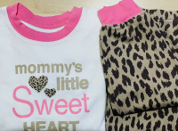 CARTER'S Mommy's Little Sweet Heart Pajamas - SIZE 7