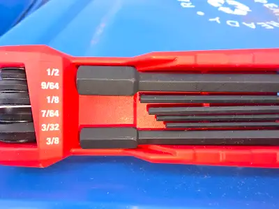 Milwaukee Tool 11-Key Electrician's Folding Allan Hex Set SAE, View more