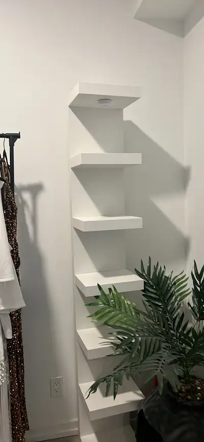 white shelve with LED ligh, View more