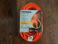 NOMA Single Outlet Locking Outdoor Extension Cord, 98-ft