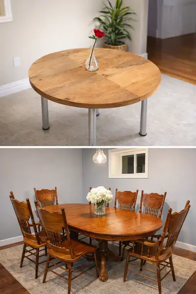 Dining Set + Round Table (Bundle Deal), View more