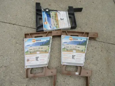 3 DECK BENCH BRACKETS, View more