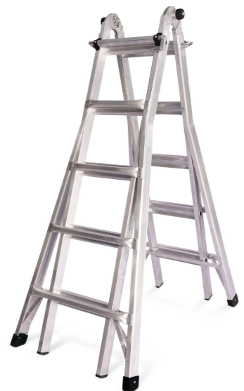 Mastercraft Telescopic Grade 1 Aluminum Multi-Task Ladder, 21-ft, 250-lb Échelle multi-usage Masterc...