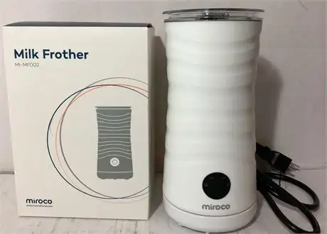 Brand New Miroco MI-MF002 Electric White Milk Frother