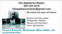 Gas license Electric/ Appliance Repair/ Installation Brantford